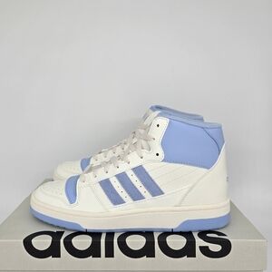 New adidas Break Start Mid Cloud White Glow Blue Women's Shoes Size 6